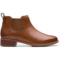 Clarks Shoes Havm Top 26178718 4, bottines Chelsea marron pour femme, taille 39