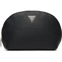 GUESS Trousse Guess saffiano Femme Noir