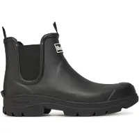 Barbour Chelsea Boots 'Nimbus' noir / blanc