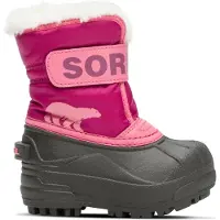 Sorel pour femme/filles. 2114102652 Bottes de neige Commandeur de neige rose (39), Plat, Velcro, De plein air, mode enfantine