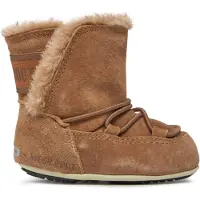 Moon Boot Chaussures premiers pas - Crib Suede - Whisky - - 17/18 - Premières chaussures bébé