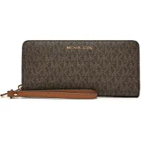Michael Kors Porte monnaie / billet Jet Set Marron