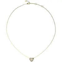 GUESS Jewellery JUBN04501JWYGT-U Collier Goudkleurig, (Acier inoxydable, Verre)