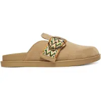 Blauer.USA Mule beige / caramel / vert foncé / blanc