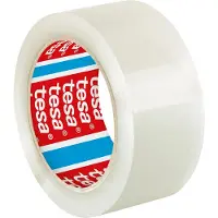 TESA Ruban adhésif d’emballage PP 4195 - l. 50 mm x L 66 m - 6 rouleaux - transparent