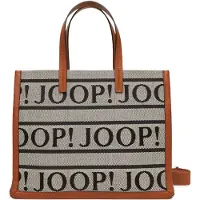 JOOP! Cabas 'Paraffa Aurelia' cognac / noir / blanc cassé
