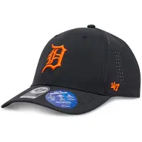 47 Brand Casquette 'Gorra negra detroit tigers brrr tech mvp cap' noir