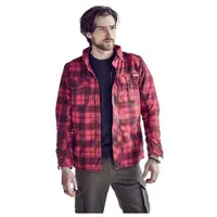 Detlev Louis DL-SM-1 Chemise de moto Noir/Rouge 50 hommes