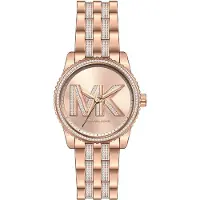Michael Kors Montre à affichage analogique 'RITZ' or rose
