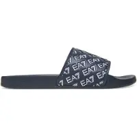 Emporio Armani unisex. 7X000109_AF15125 Tongs All Over Logo navy (40), Casuel, Synthétique, Beachwear, Marine