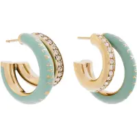 Furla Boucles d'oreilles turquoise / or
