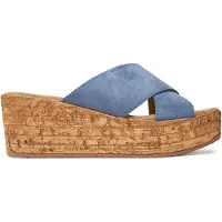 s.Oliver Chaussures de sport pour hommes , sandales, couleur bleue, style décontracté