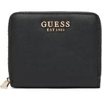GUESS Femmes, Portefeuille, Talent SLG Small Zip Around Wallet, Noir