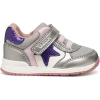 Geox Rishon Baby Trainers Gris EU 21 Fille