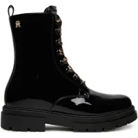 Tommy Hilfiger Bottes - Lace-Up - Noir - - 38 - Bottes