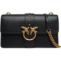 Pinko Sac à bandoulière 'LOVE ONE CLASSIC' or / noir