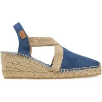 Toni pons Sandale pour femmes, couleur bleue, modèle décontracté