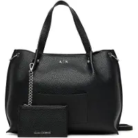 Armani Exchange pour femme. XW001211AF15625UC001 Sac à main en chaîne noir (OSFA), Casuel, Polyester