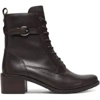 Caprice Bottines à lacets chocolat