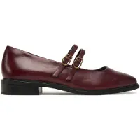 Tamaris Ballerines à lanières merlot