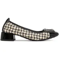 Hispanitas pour femme. HI254318 Chaussures en Cuir Oporto noir (38), 3 à 5 cm, Aucun, Casuel