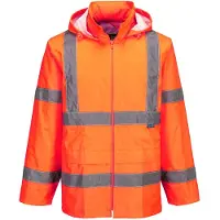 Portwest Veste de pluie haute visibilité orange H440, XL (XL)