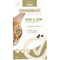 Sanabelle Hair Skin 2 kg pour chats soutenant la condition du pelage et de la peau