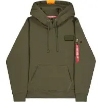 Alpha industries Sweat-shirt 'Red Stripe' kaki / orange / rouge / blanc
