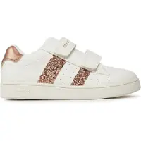 Geox Baskets basses enfant J ECLYPER GIRL filles - Blanc - 35