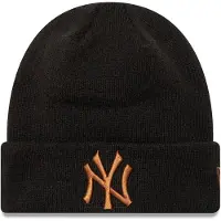 New Era 60580722 League Essential New York Yankees Beanie Noir
