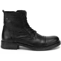 Jack & Jones Bottines à lacets 'Russel' noir