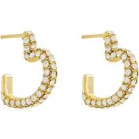 GUESS Boucles d'oreilles or / transparent