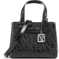 Armani Exchange pour femme. XW001576AF17290UC001 Shopper mongorama noir (OSFA), Casuel, Polyester
