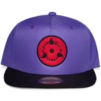 Difuzed Naruto Shippuden Snapback Cap Sasuke Color Violet