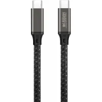 Urban Factory Câble USB-C vers USB-C 2m E-Mark 100 W Blanc