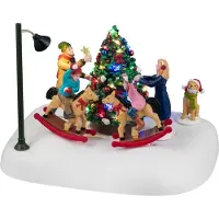 Lemax BALLO INTORNO ALL'ALBERO DI NATALE - ROCKIN' AROUND THE CHRISTMAS TREE 44321