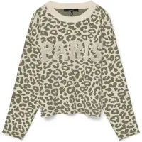 Vero Moda Pull-over 'VMTres' mastic / écru