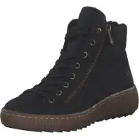 Rieker Damen Stiefelette gefüttert Schwarz