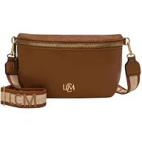 L.credi sac à épaule bandoulière Matilda Crossbody Bag Cognac marron clair