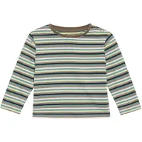 s.Oliver T-Shirt marine / marron / vert pastel / blanc