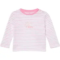 s.Oliver T-Shirt pêche / rose ancienne / blanc cassé