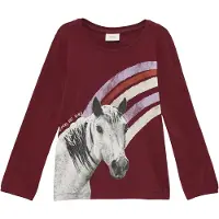 s.Oliver T-Shirt gris clair / violet clair / rose foncé / rouge foncé