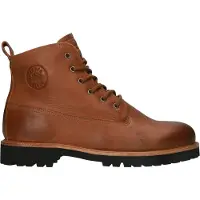 Blackstone Bottines à lacets 'Rock Hardy OM62' cognac