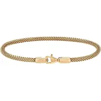 Daniel Wellington Mode Vergoldetes Mesh Perfektes Paar Stahlarmband DW0040068 - Länge: 18,5 cm, (18.50 cm, Acier)