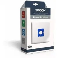 SQOON Sacs pour aspirateur , 10 pièces, universels, en microfibre, en promotion