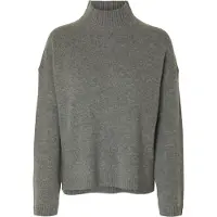 Selected Pull-over 'SLFCILLE' gris chiné