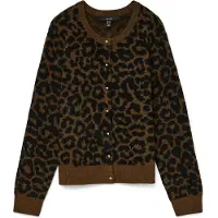 Vero Moda Cardigan 'VMNEWKAI' marron / noir