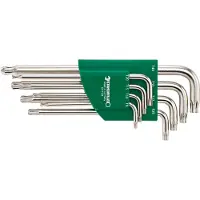 Stahlwille Jeu de tournevis coudés TORX Clés hexagonales à tête sphérique T9-T40