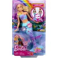 Barbie Poupée Sirène Fleurs Magiques Blonde