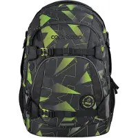 Coocazoo Sac à dos 'Porter' gris / vert clair / noir